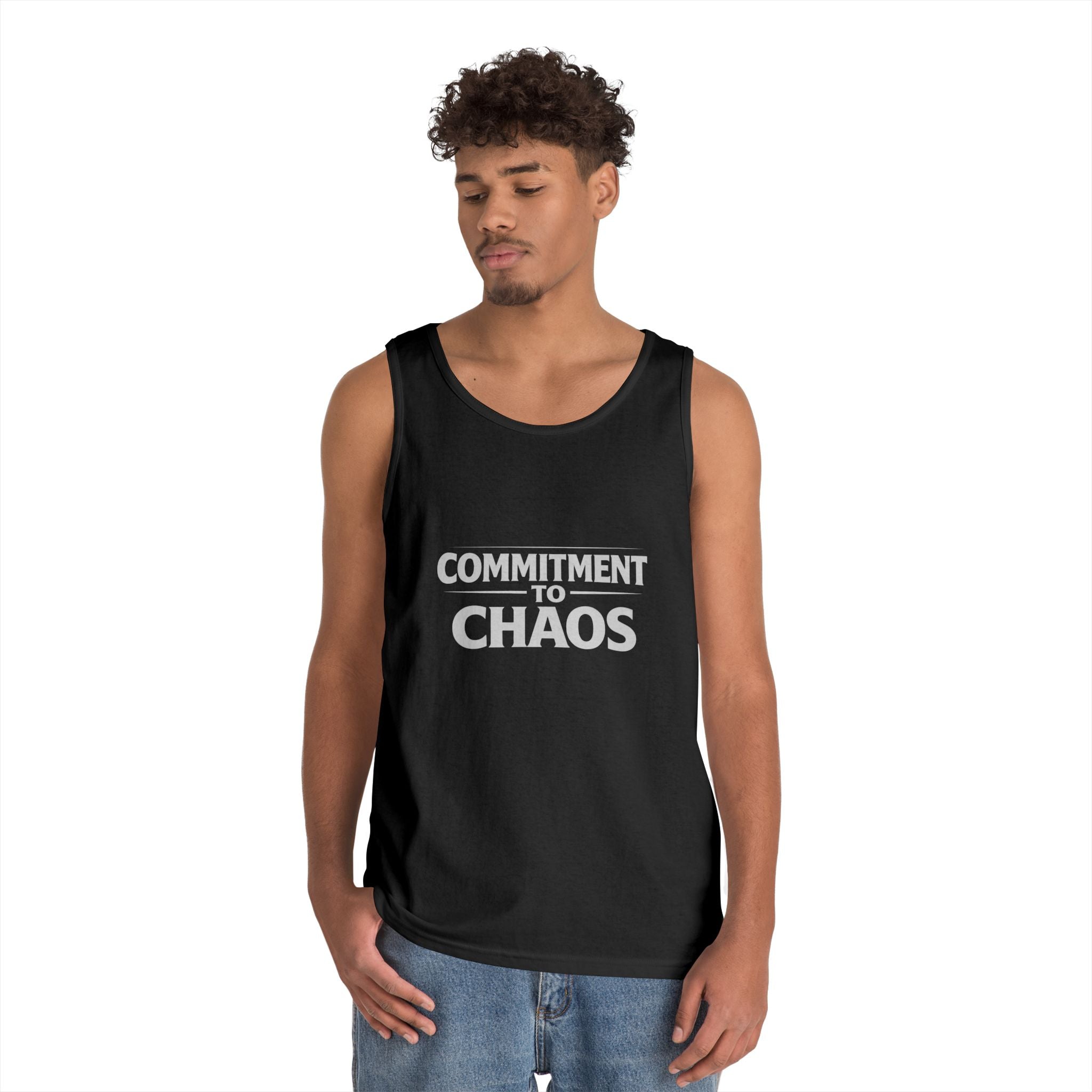 The "Chaos" Gameday Tank – Silver & Black Edition
