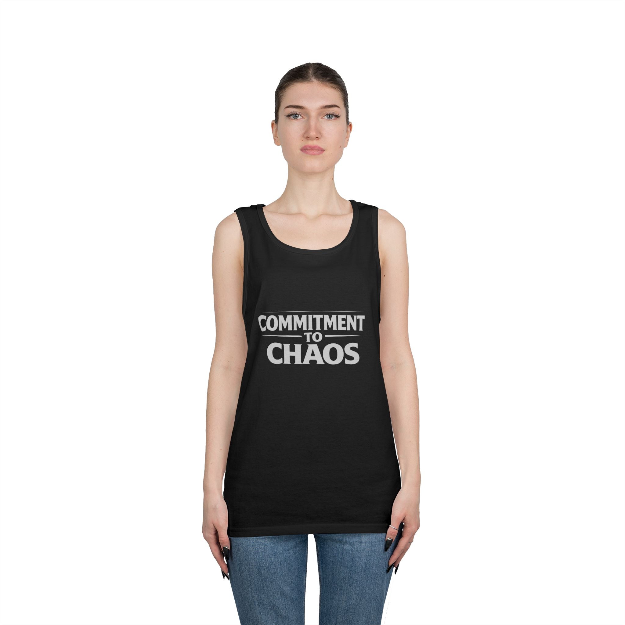 The "Chaos" Gameday Tank – Silver & Black Edition